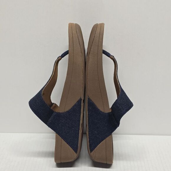 NOT FOR SALE FitFlop The Skinny Denim Toe-Post Thong Sandals in Blue Size 7 - Picture 3 of 8